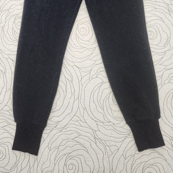 [XS] Black/White Speckled Under Armour Sweatpants - Picture 8 of 16